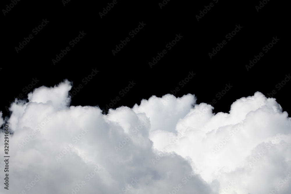 Clouds isolated on black background. Save with clipping path. Clouds isolated on black background. Save with clipping path.