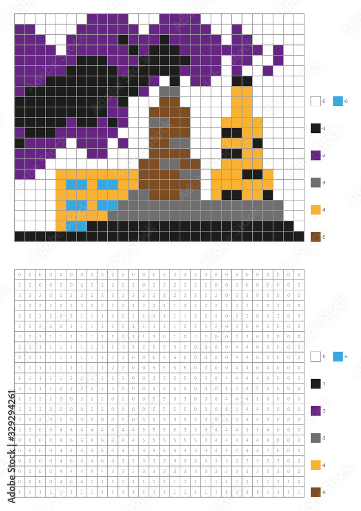 Free Printable Pixel Art Coloring Pages