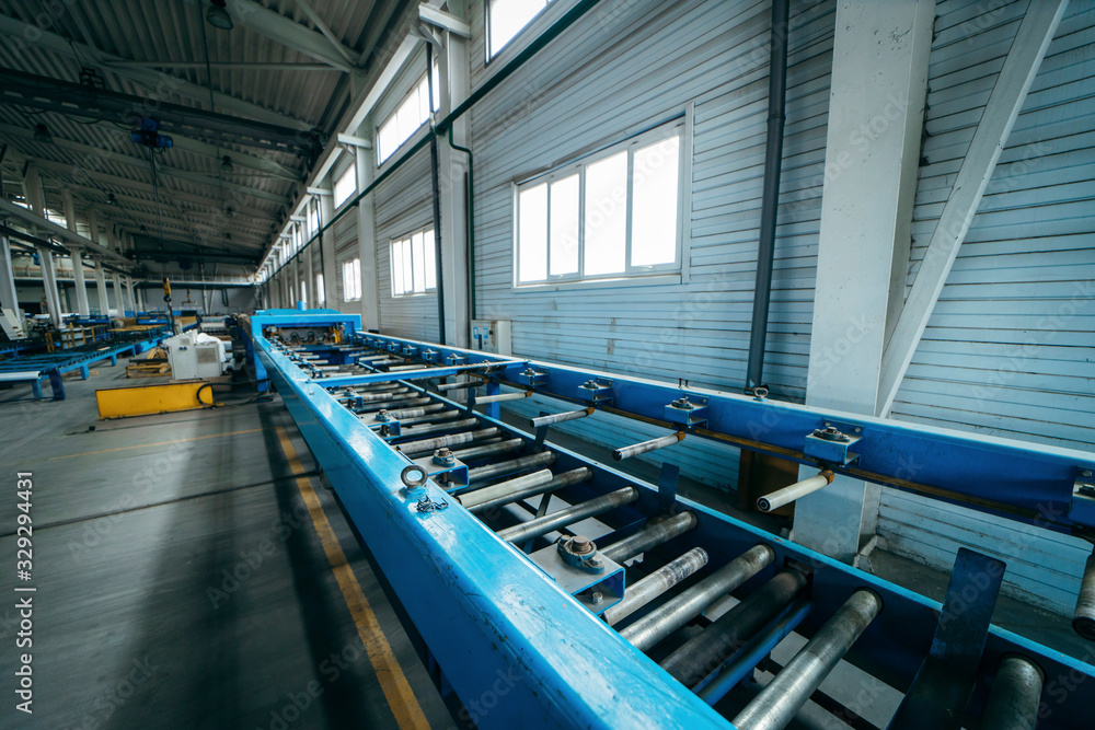 Fotografie Modern thermal insulation sandwich panel production line