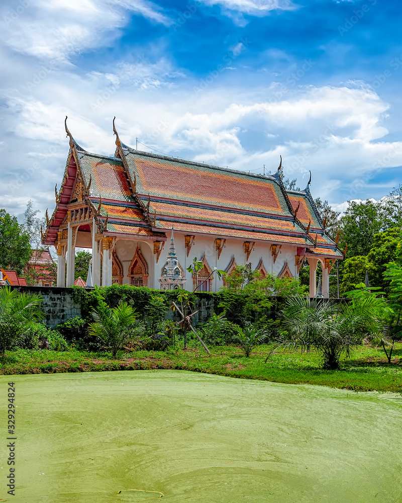 Thailand Hua Hin Chinese Temple and Green Swamp Thailand Hua Hin Chinese Temple and Green Swamp