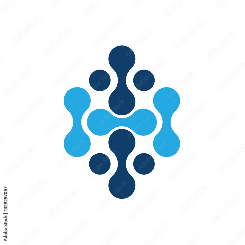 Molecule logo template vector icon Molecule logo template vector icon