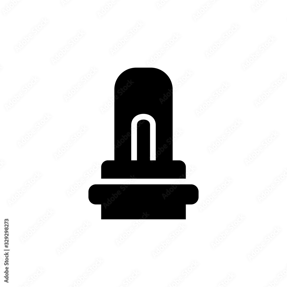Xenon car lamp icon Xenon car lamp icon