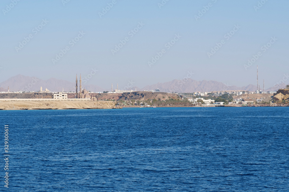 Red Sea near coast of Sharm El Sheikh city, Egypt