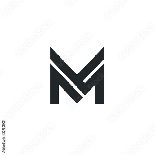 Letter M Logo Lettermark Monogram - Typeface Type Emblem Character Trademark