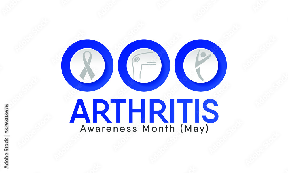 Vector illustration on the theme of National Arthritis awareness month
