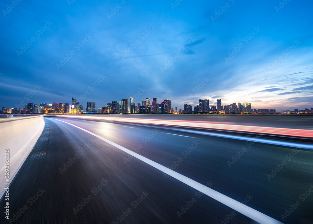 Obraz premium city skyline