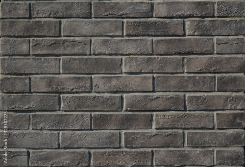 Wallpaper Mural Dark grey brick wall for background and texture.  Decoration, building and renovation ideas. Torontodigital.ca