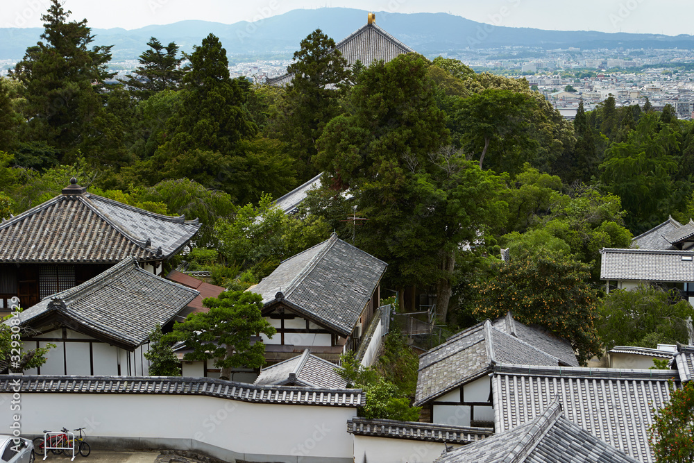 Japanese traditional building, kawara roof tiles Stock Photo | Adobe Stock