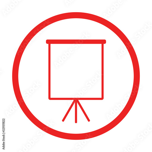 Flipchart und Kreis