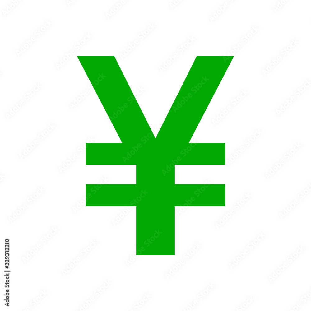 Obraz premium Yen und Hintergrund