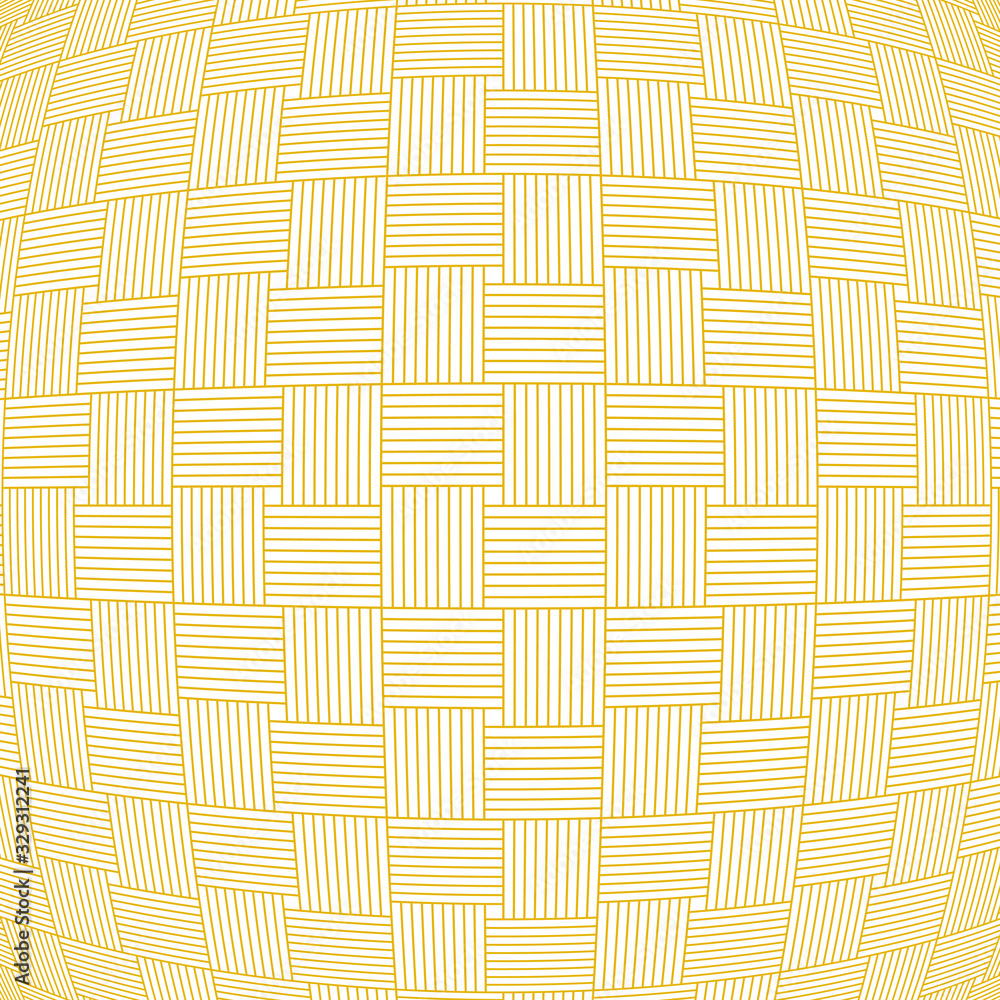 Yellow geometric lined vector illustration isolated on white background. Creative line pattern for cover. Abstract straight tiny line texture ornament design, repeating tiles. minimalistic shape Yellow geometric lined vector illustration isolated on white background. Creative line pattern for cover. Abstract straight tiny line texture ornament design, repeating tiles. minimalistic shape