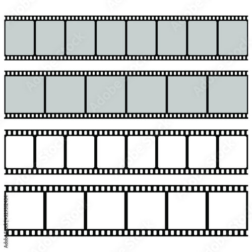 Film roll vector design illustration isolated on white background