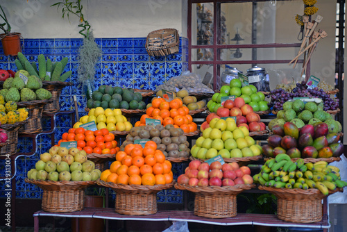 fresh fruits in the market