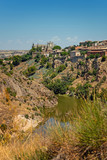 Spanish province. Panoramic cityscape of Toledo, Spain