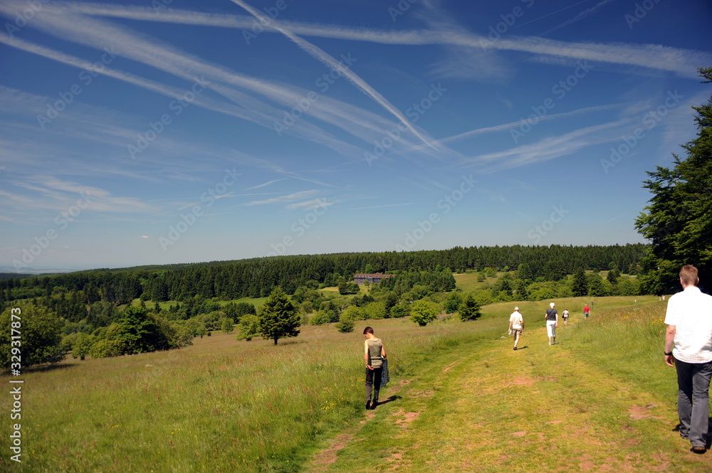 Landschaft rund um den Vogelsberg