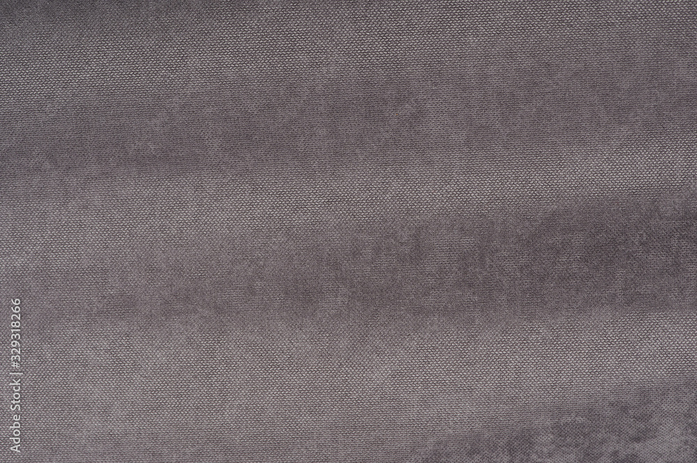Fototapeta premium Grey velvet fabric cloth