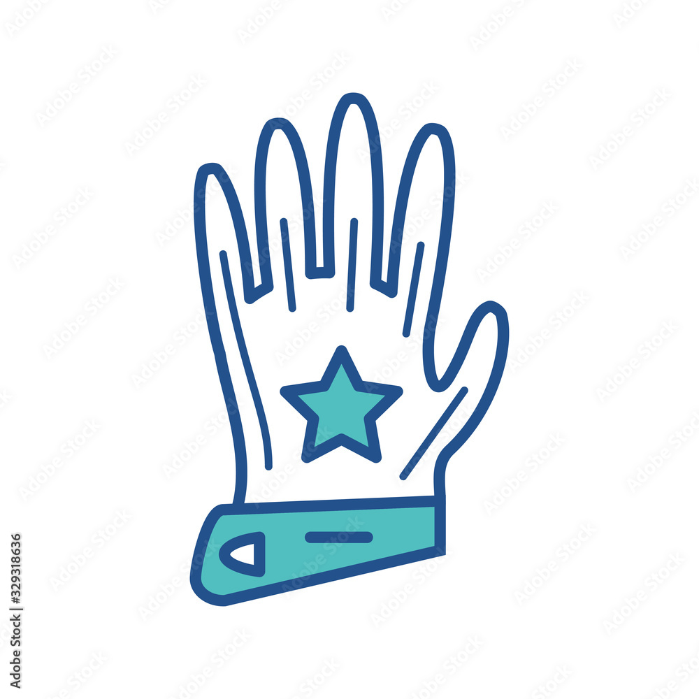 glove icon design, flat style icon collection glove icon design, flat style icon collection