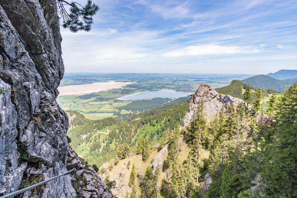 Hiking and climbing on the Tegelberg