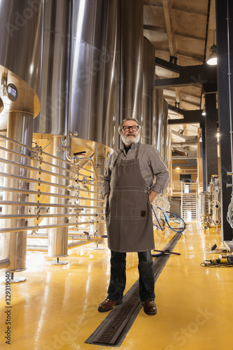 Photos Professional brewer on his own craft alcohol production