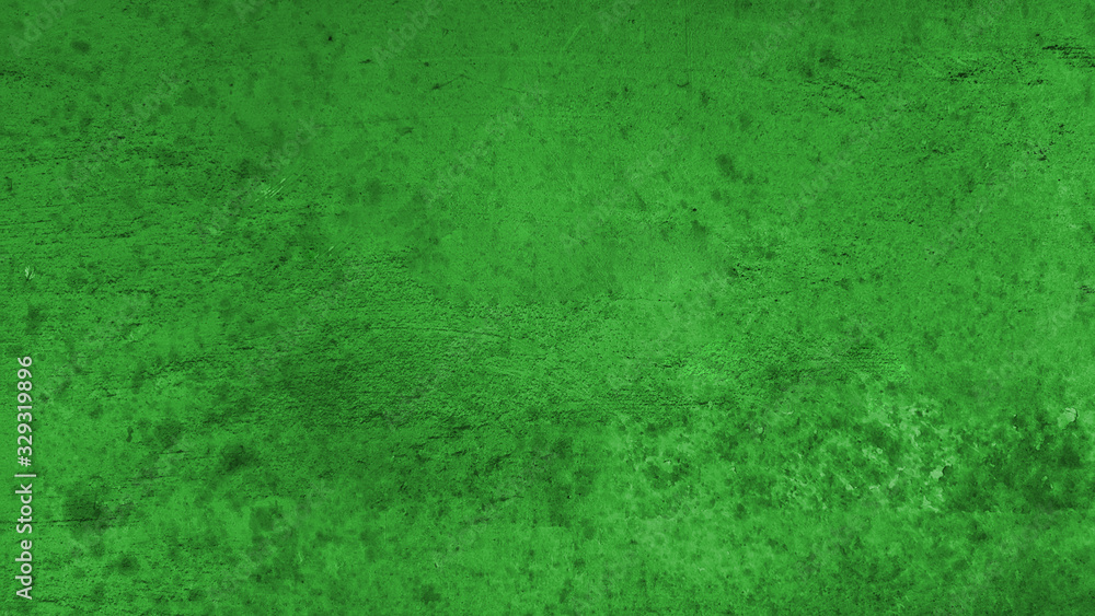 Obraz premium Green wall abstract background grunge style texture design vegan banner with place for text