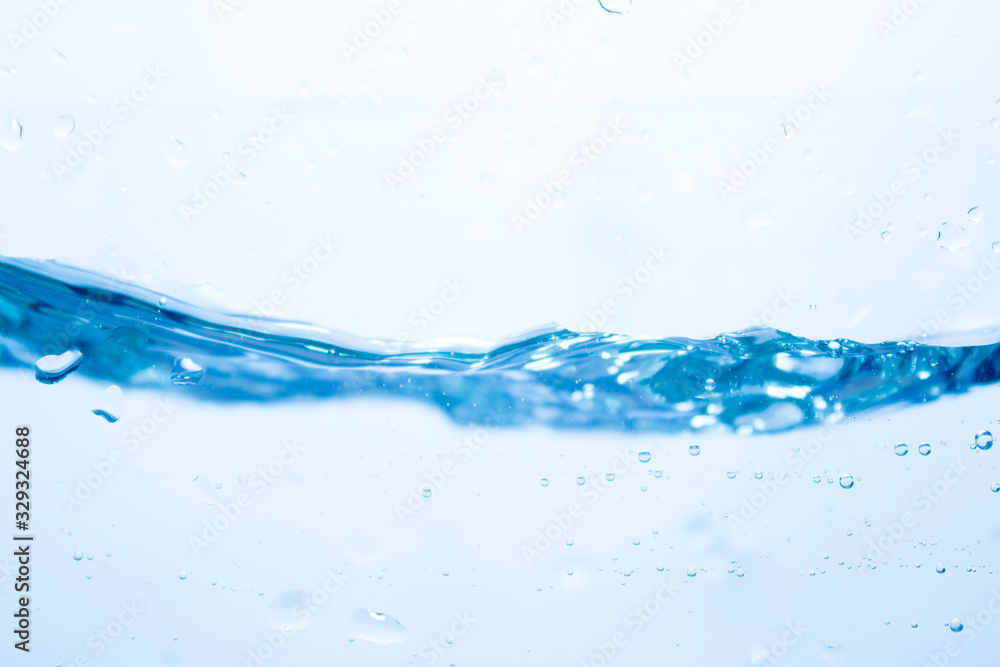 The water that was rippled inside had bubbles. The water that was rippled inside had bubbles.
