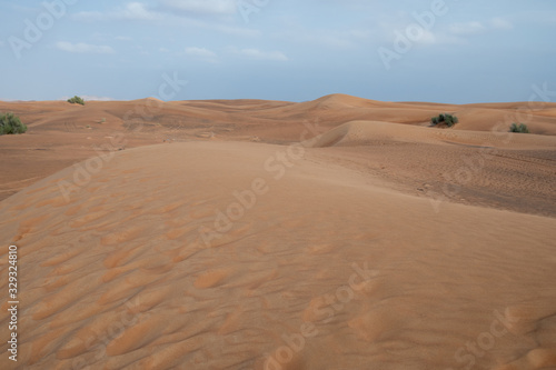 Dunes in the desert near Dubai