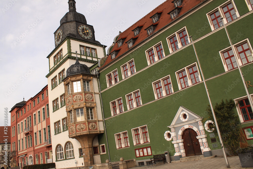 Fototapeta premium Rathaus in Rudolstadt