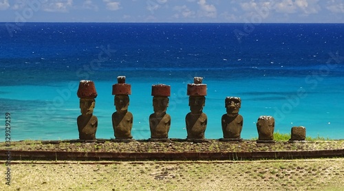 South America, Chile, Archipelago Polynesia, Easter Island