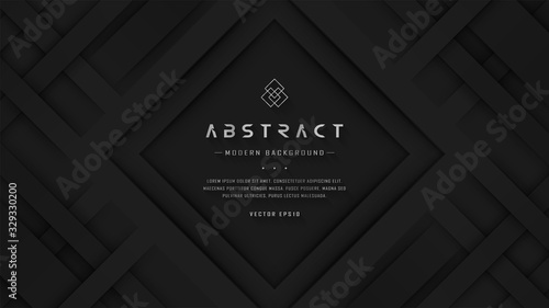 Luxury Black Realistic Texture Abstract Background