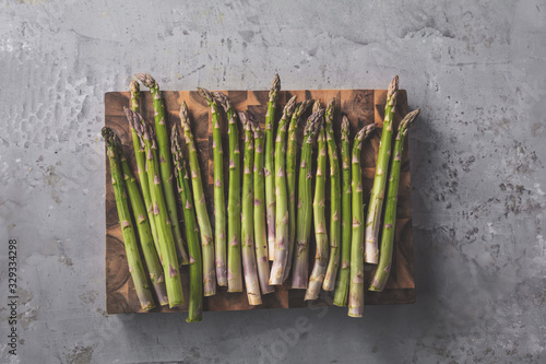 Fresh raw asparagus 