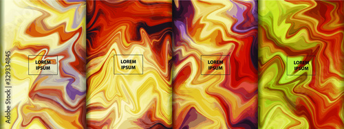 Fototapeta Abstract gradient artwork. Colorful liquid marble style background. Fluid inks creative texture