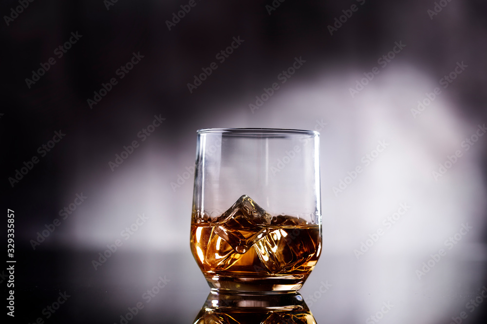 A glass of whiskey A glass of whiskey