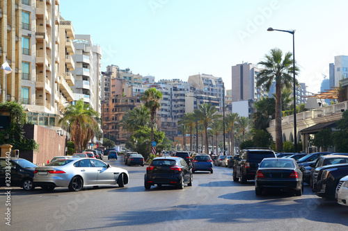 Beirut, Lebanon - Daily life at Corniche Ain el Mreisseh © diak