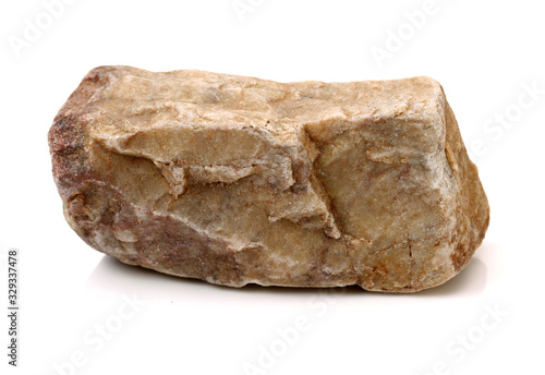 Rocks on a white background