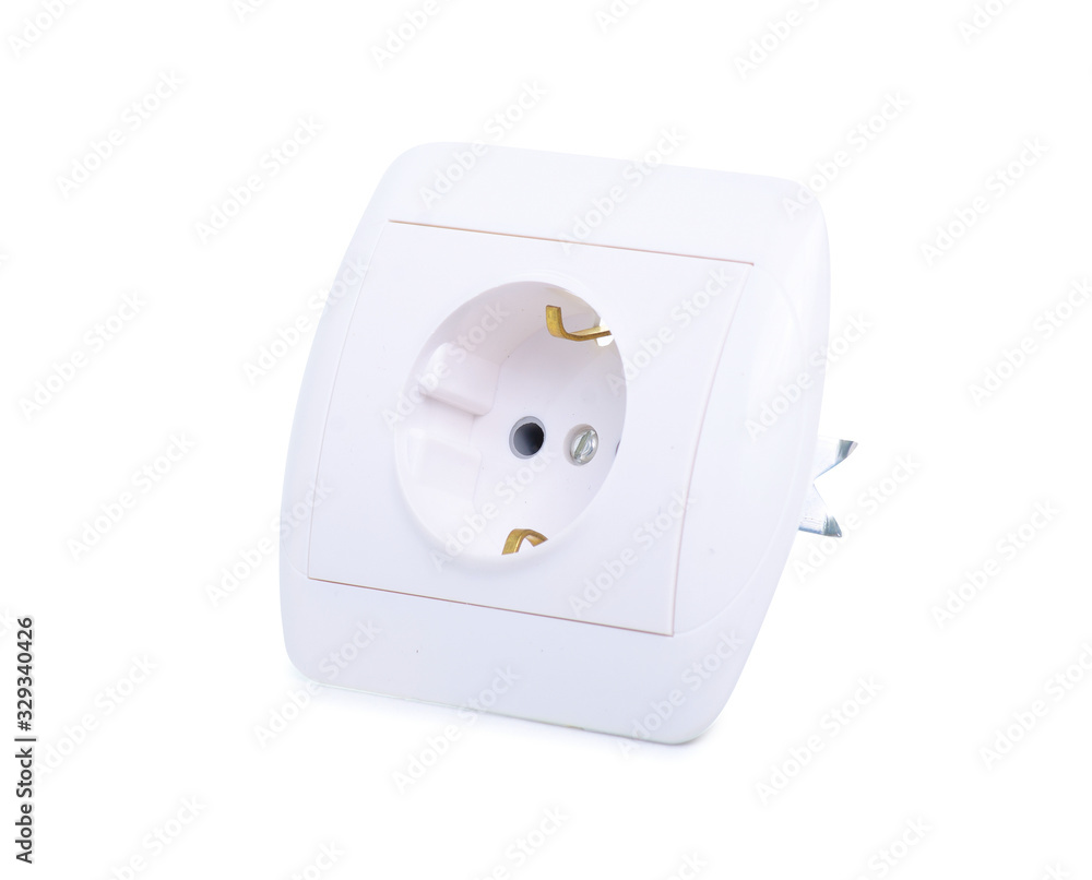 socket electricity power equipment device on white background isolation socket electricity power equipment device on white background isolation
