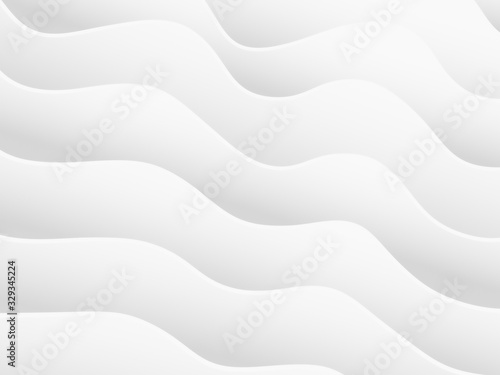 Fototapeta Naklejka Na Ścianę i Meble -  White wavy waves