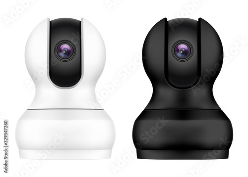 Realistic IP video camera, home security monitor