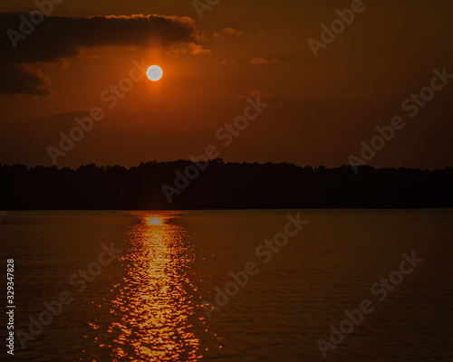 Sunset on High Rock Lake