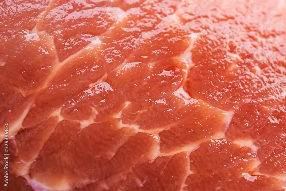 Pork fillet in a cut, close-up. Abstract macro photo of food. Copyspace. Pork fillet in a cut, close-up. Abstract macro photo of food. Copyspace.