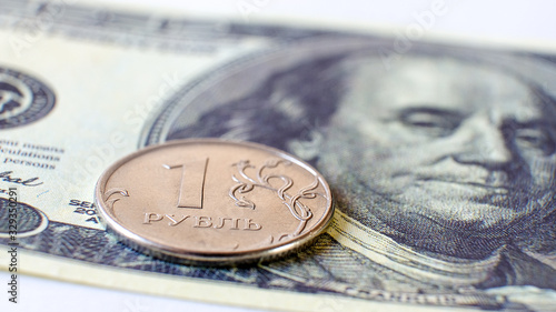 The ruble is depreciating against the dollar and the Euro, amid falling oil prices.