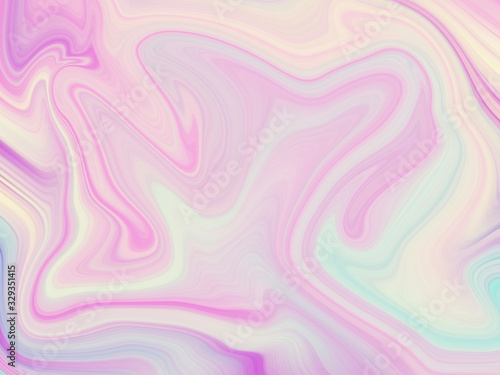 Abstract Color flow gradient background. Liquid marble art texture. Flow inks in water style
