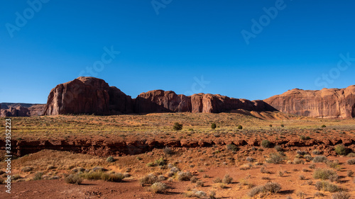 Monument valley view, desert