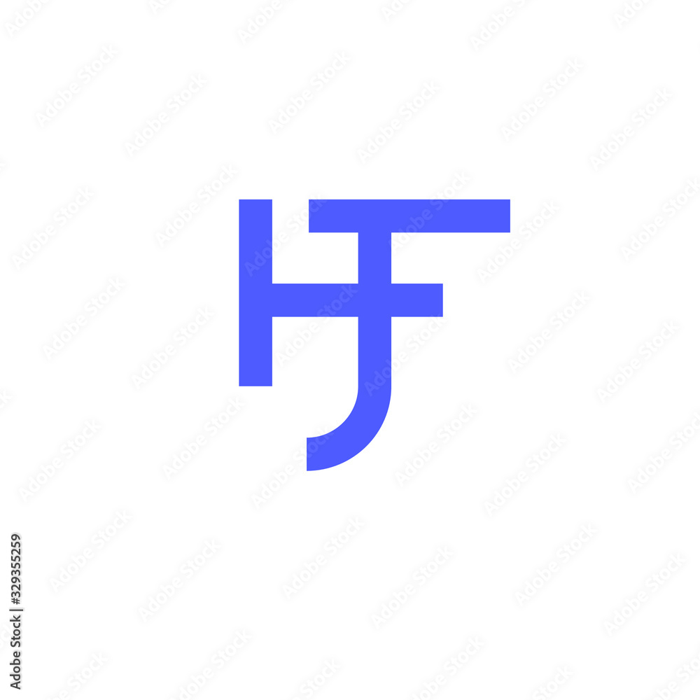 Fototapeta premium H F logo