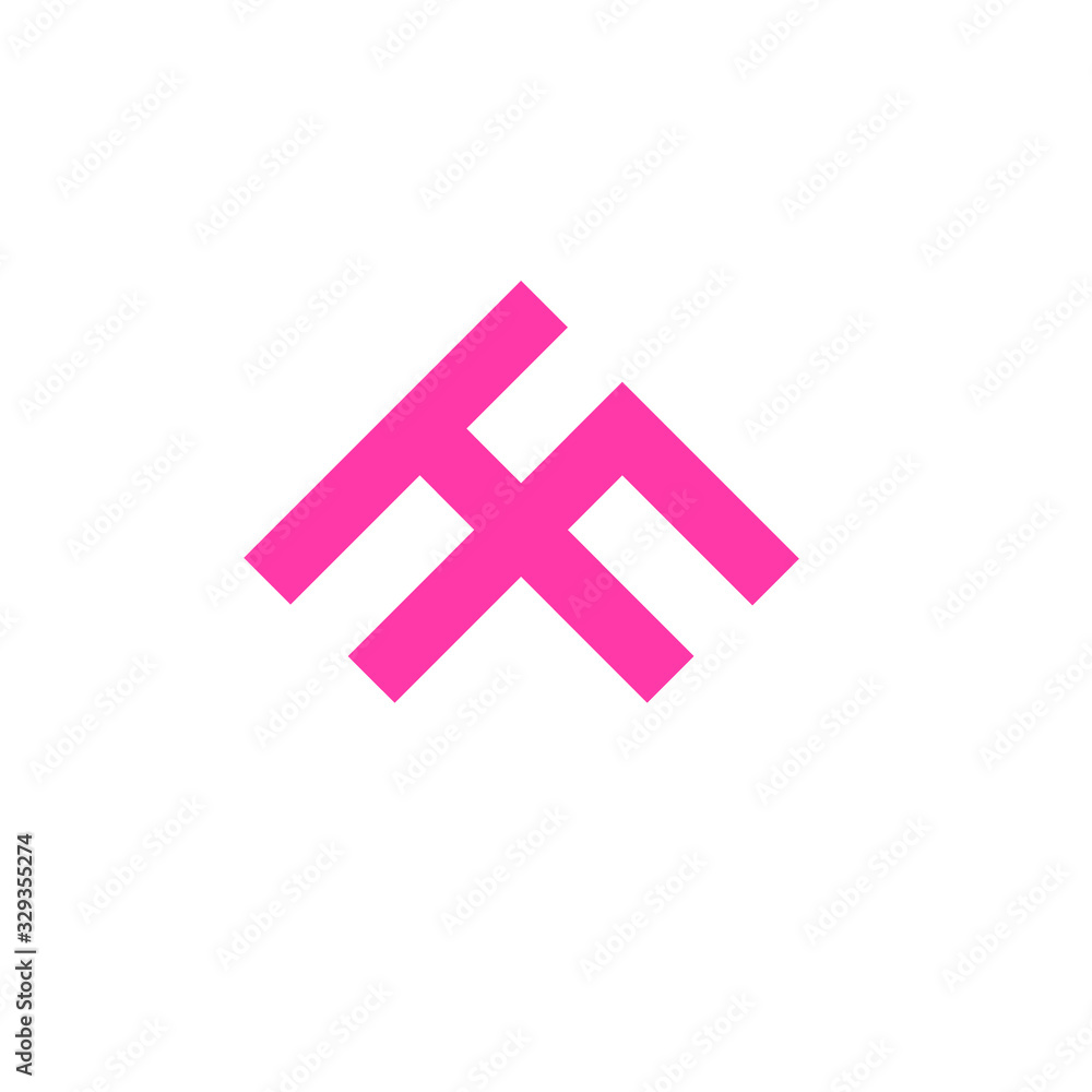 Obraz premium H F logo 