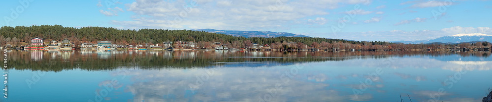 Klopeiner See Nordufer Panorama / Kärnten / Österreich Klopeiner See Nordufer Panorama / Kärnten / Österreich