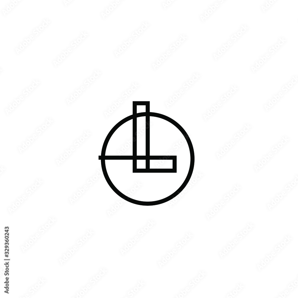 letter initial L O logo letter initial L O logo
