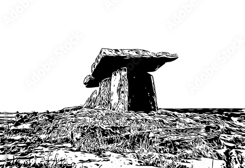 Eine Dolme in Irland