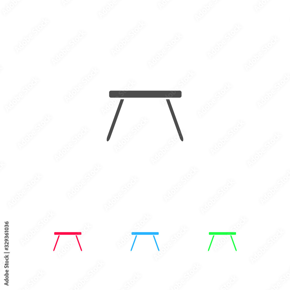 Table icon flat. Table icon flat.