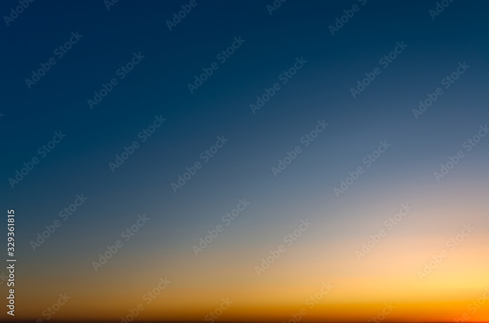 clear sky at sunrise, natural scene background
