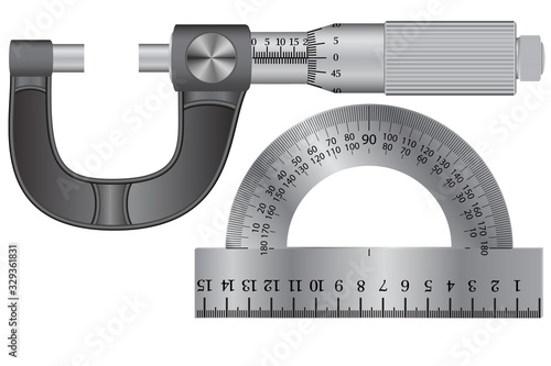 Micrometer - a tool for high-precision measurement of length, the measurement error is very small. Tools for different measurements of physical quantities
